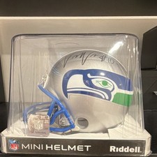 Seattle Seahawks NFL Autographed Mini Helmet Uchenna Nwosu #10 Football Original