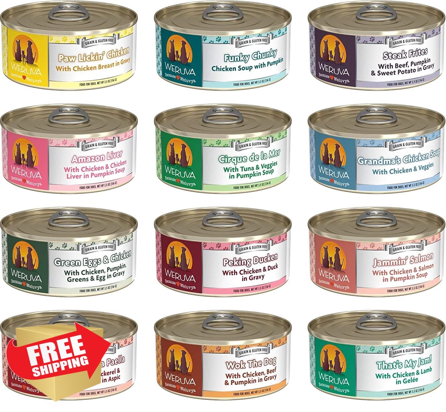 Canned Variety Pack 12 Flavors 5.5oz