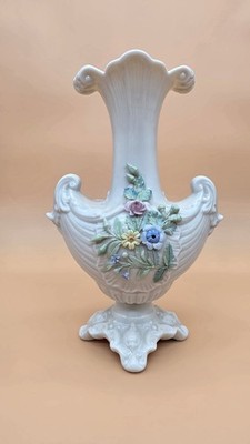 Belleek Porzellan Prinz Arthur Vase 5. Mark. Top Zustand