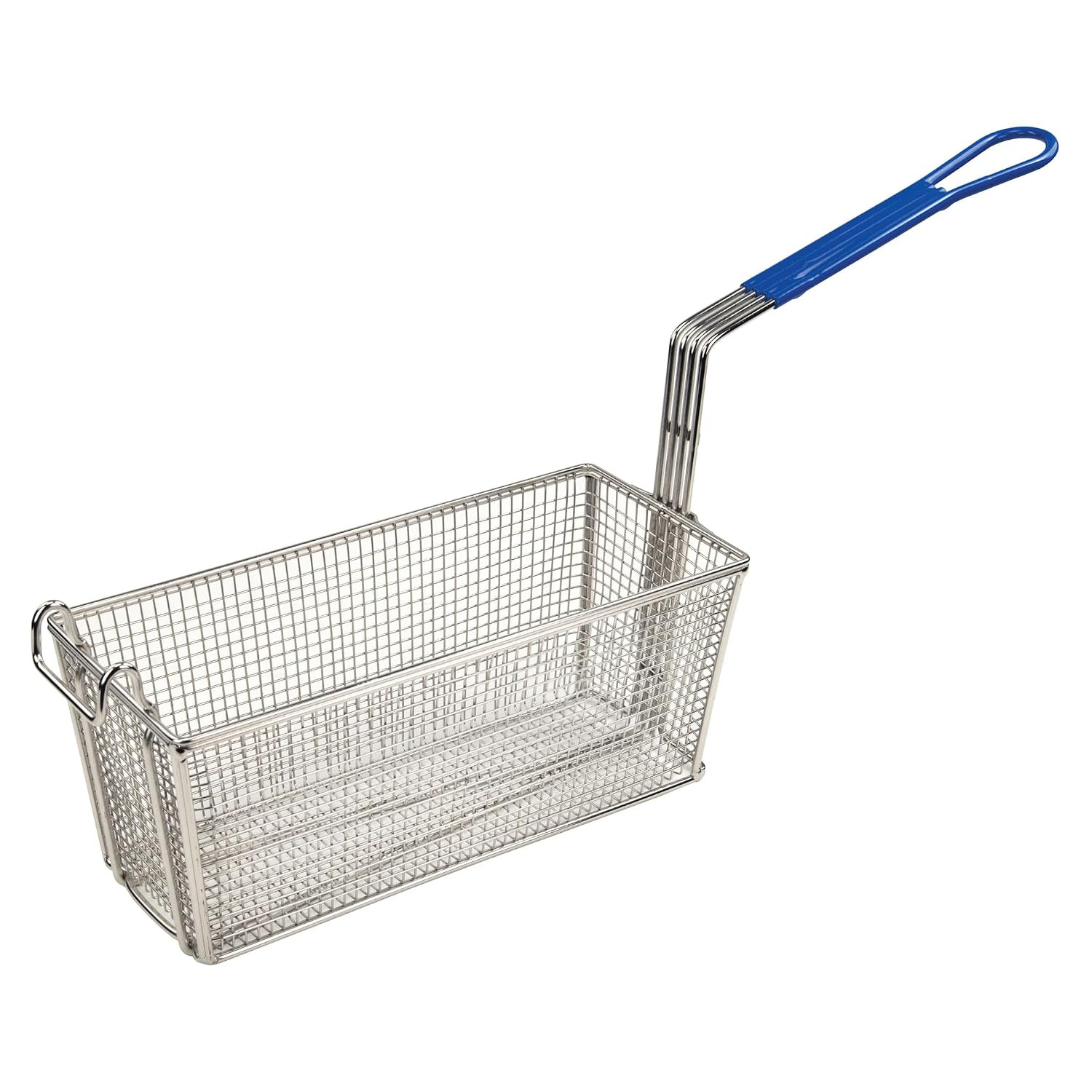 FB-20 Fry Basket with Blue Handle Medium , 13 1/4" X 5 5/8" X 5 5/8"