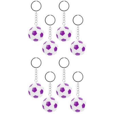  2 Pieces Fußball-schlüsselanhänger Rucksackzauber Rucksack-Schlüsselanhänger