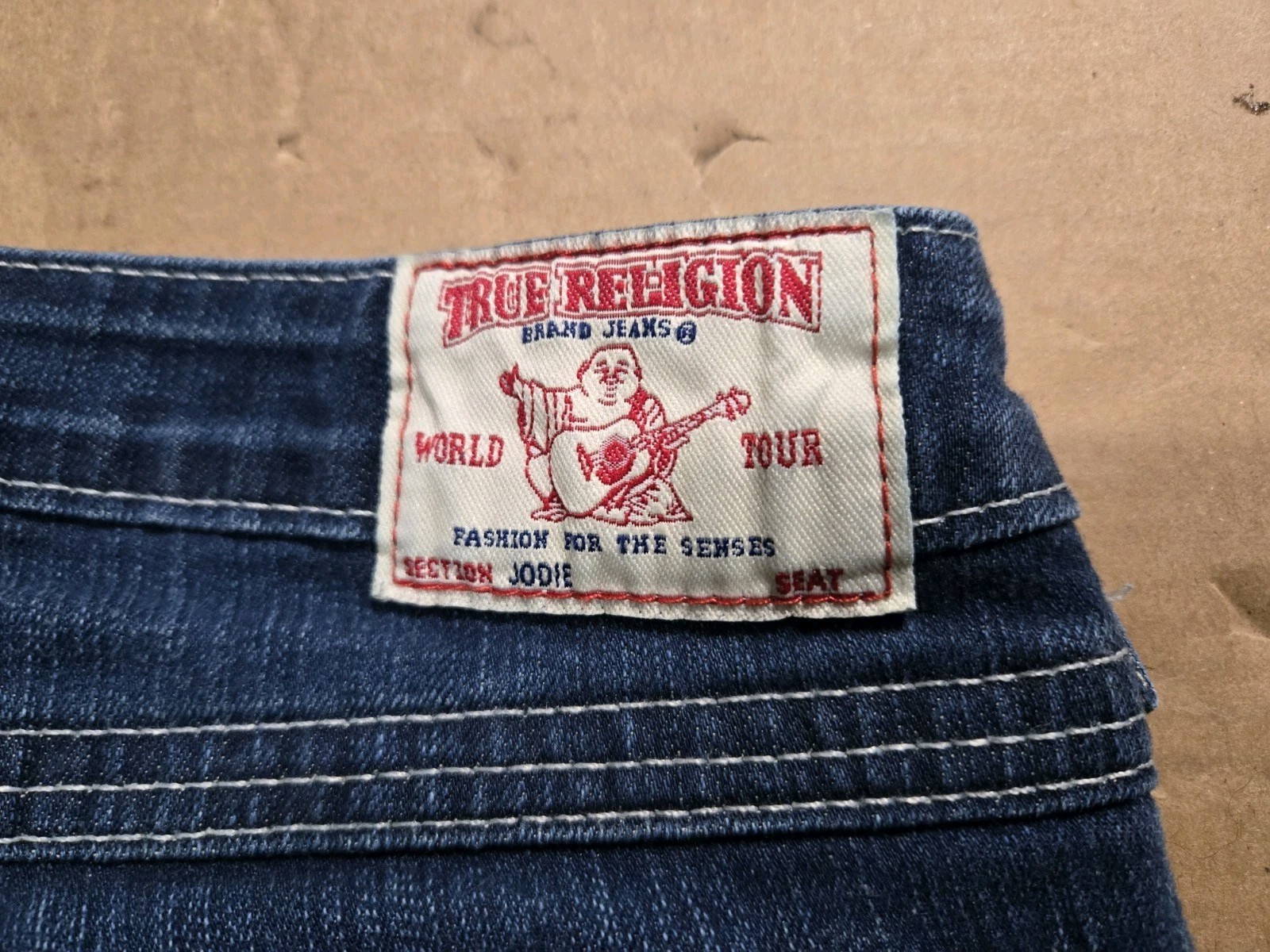 True Religion Jeans Womens 26 Blue Dark Jodie Skinny Flap Pockets Y2K Low Rise thumbnail 7