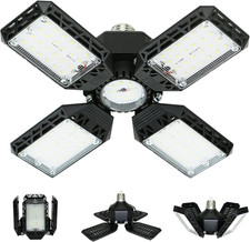 Led Garage Light150w Deformable Garage Ceiling Lights15000lm 4 Adjustable Pan