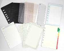 Franklin Covey Classic Size Lined Planner Paper Address Tabbed Dividers Inserts