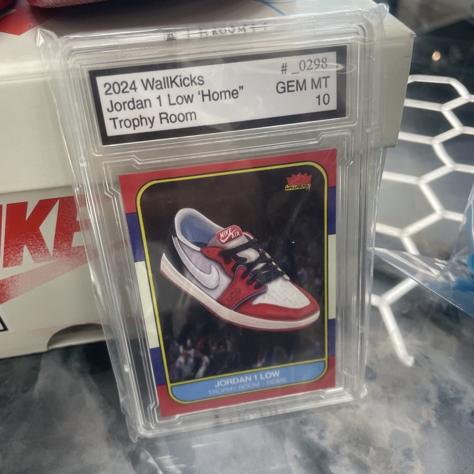 Air Jordan 1 Retro OG SP Low Home Trophy Room Size 8.5 *RARE Numbered image 3