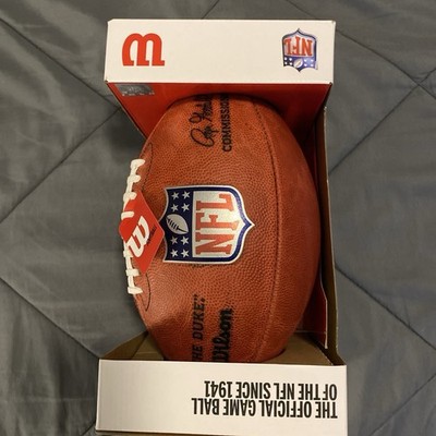 Authentic Wilson ''The Duke'' Official NFL Leather Game Football