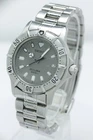 SEIKO 7N35-6010 Scuba Diver 200m Quartz Date Gray Dial Mens from JAPAN