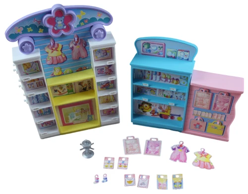 Barbie Happy Family Baby Store Shelf Rack Accessories Vintage Toys Lot 2002