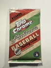2025 Topps Chrome Platinum Anniversary Factory Sealed Pack From Box - 4 Cards