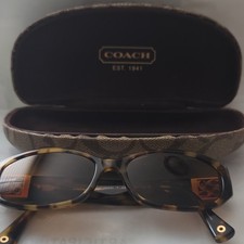 Coach HC 8012 Hope 5001/13 Oval Dark Tortoise Sunglasses 53-15-140 Frames Only