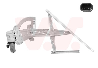 Fensterheber mit Elektromotor vorne links für Toyota Yaris NLP13_ NSP13_