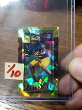 2021  legacy kwity paye 181 Gold Cracked Ice  parallel mini numbered /10 Colts