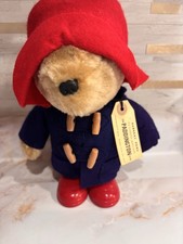 1975 Vintage Paddington Bear 9" Plush Darkest Peru to London, England