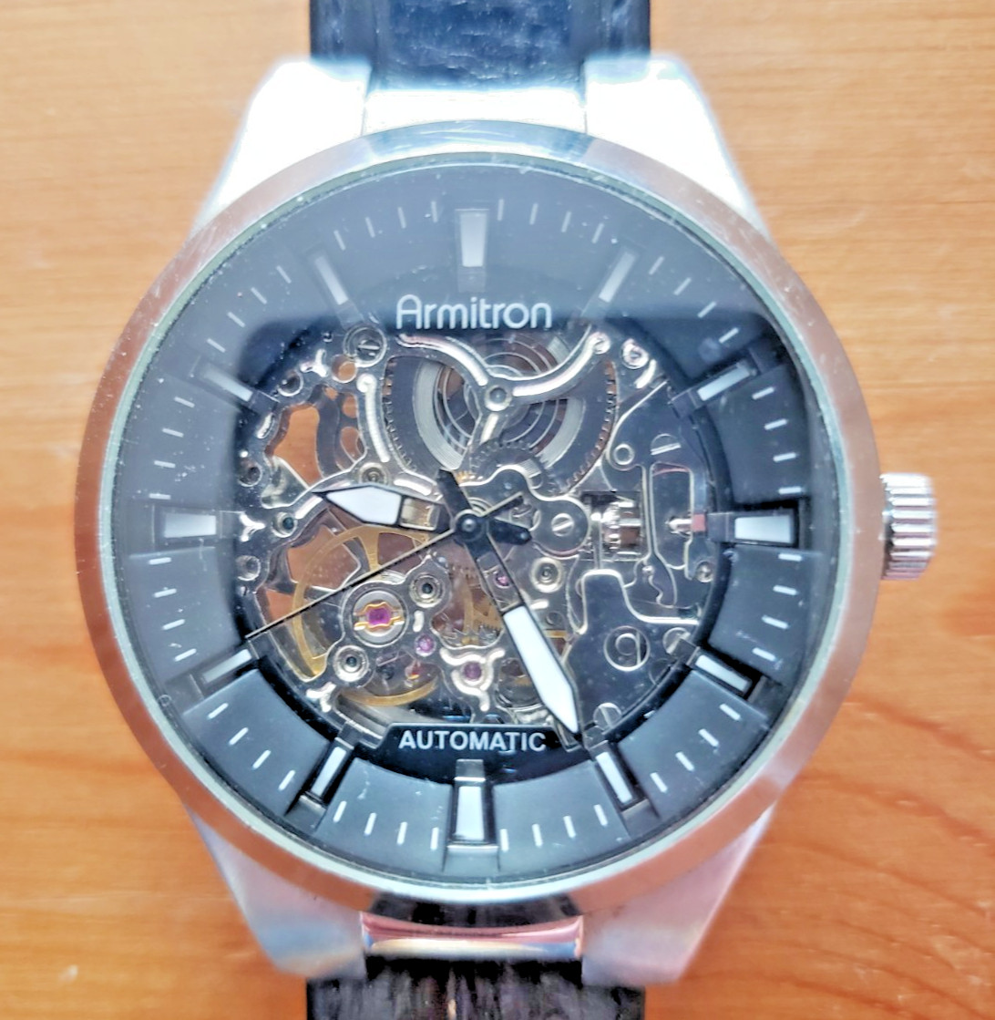 Armitron Skeleton Automatic Watch – Model 20/4486… - image 1