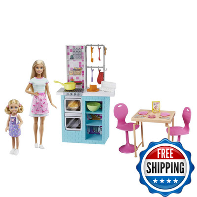 Barbie Mundo De Chelsea Set De Cocina Barbie Y Chelsea
