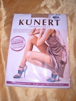 Kunert CHINCHILLAN transparente Nylons Feinstrumpfhose Gr. 40-42 TEINT OVP