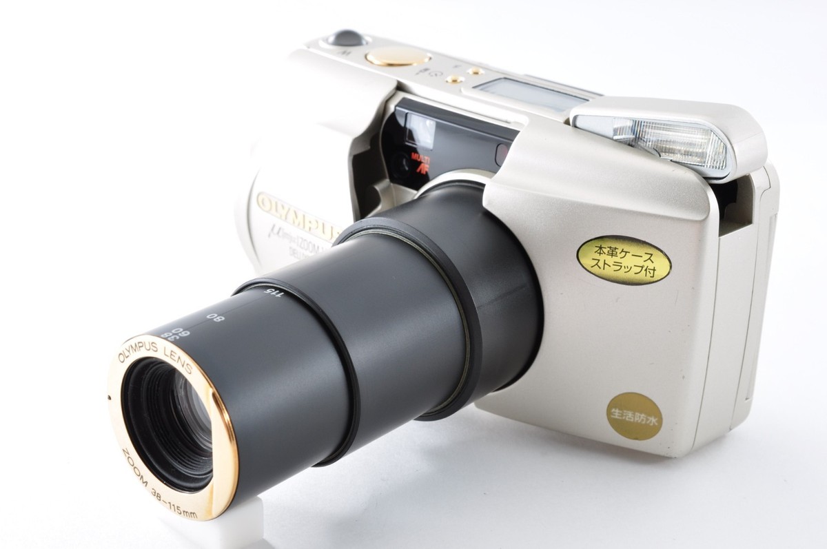 N MINT-/Case] Olympus Mju μ Zoom 115 Point & Shoot 35mm Film