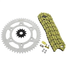 Honda 2002-14 CRF450 R / 88-91 CR500 R Yellow O Ring Chain & Sprocket 13/51 116L