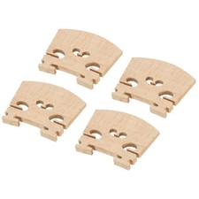 1/4 Violin Bridge Maple Wood Violin Parts for 1/4 Violin, Pack of 4