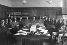 NATIONAL ADVISORY COMMITTEE MEETING 1938 FEATURING ORVILLE WRIGHT 4X6 PHOTO