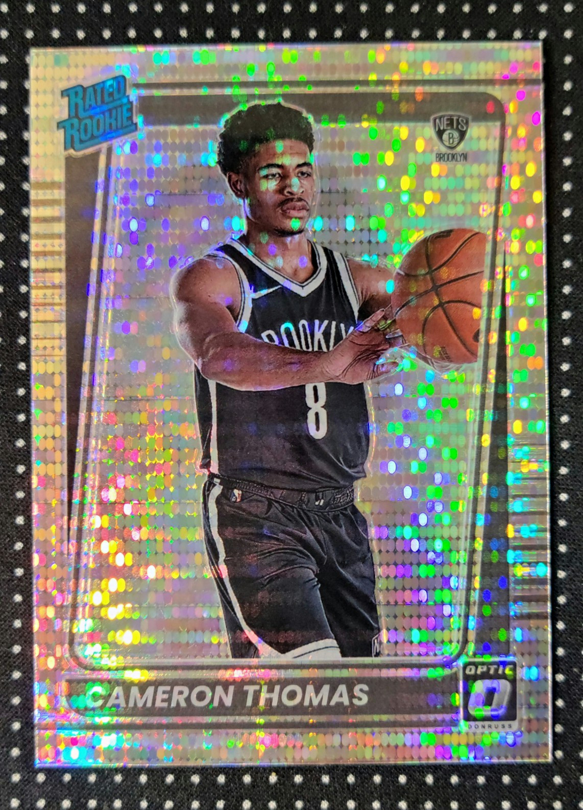 2021-22 Panini Donruss Optic - Cameron Thomas (RC) - Pulsar Prizm - #153