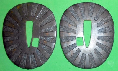 Nippon12 unusual tsuba, it can be a two piece item or two tsubas