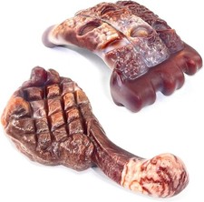 Dog Chew Toys for Aggressive Chewers  2 Pack Indestructible Dog Toy for Large Bre