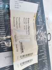 2024 Scottish Cup Final Ticket Rangers V Celtic 25/5/2024
