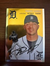2023 Topps Chrome Platinum Anniversary Donny Sands #167- Tigers RC