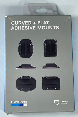 New GoPro Flat + Curved Adhesive Mount AACFT-001 - All GoPro Hero 6 7