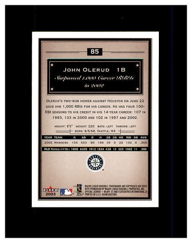 JOHN OLERUD YOU PICK EVERY CARD ROOKIES, INSERTS HIGH GRADE CARDS HUNDREDS!!! - Picture 4 of 260