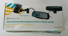 EchoMaster Universal Rearview Mirror Replacement 4.3" Monitor & MM-4320-DVR