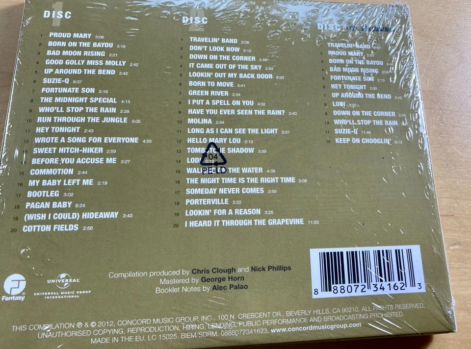 Creedence Clearwater Revival - Ultimate & Greatest Hits - NEW 3 x CD Sealed CCR - Image 3 of 3