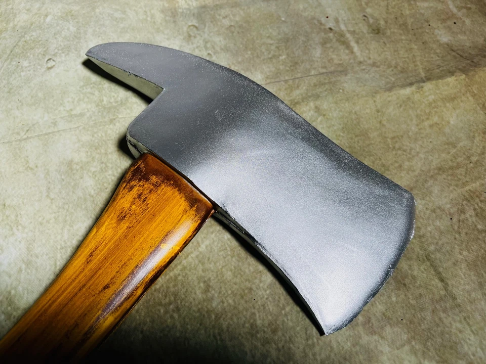 Fuoco Ascia Argento Film Sostegno PU Pulaski Accettata Splendente Halloween - Immagine 4 di 4