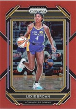 2023 Panini Prizm WNBA #84 Lexie Brown Red #/199