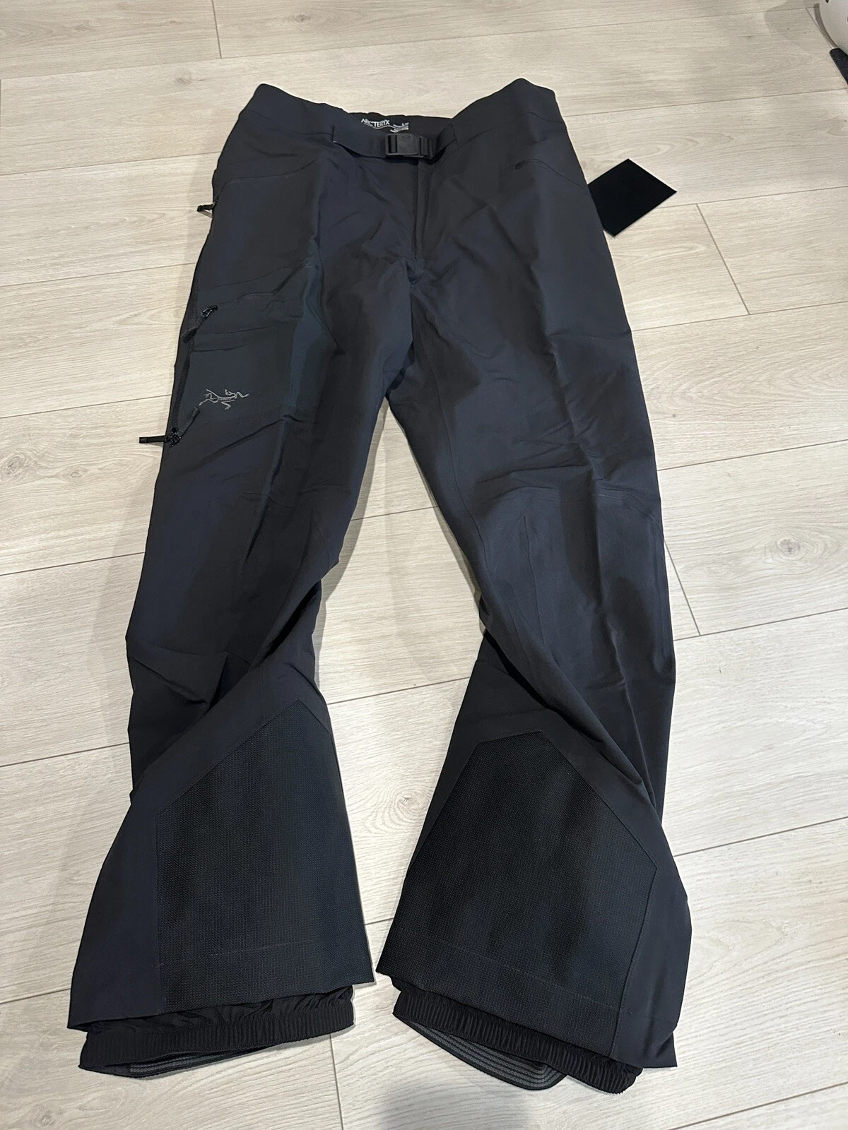 New Arc'teryx Arcter Rush Softshell Windstopper Storm Ski Snow Pant MENS Black L