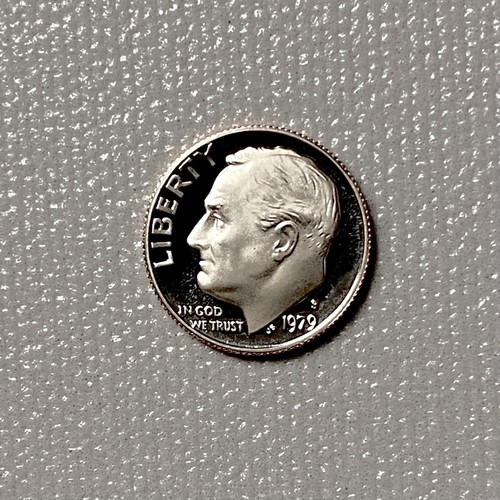 1979 S Roosevelt Proof Dime ~ Type 1 MM ~ From U.S. Mint Set ~ FREE Shipping