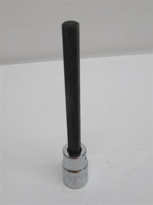 Proto J5441-3/8XL, 3/8'' Extra Long Hex Bit, 1/2'' Drive, 5-5/8'' Long
