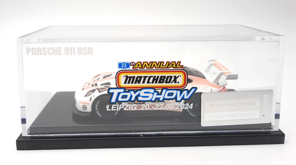 Matchbox Superfast Porsche 911 RSR white Leipzig Toy Fair 2024 Dinner. 1 of 250 - Image 2 of 4