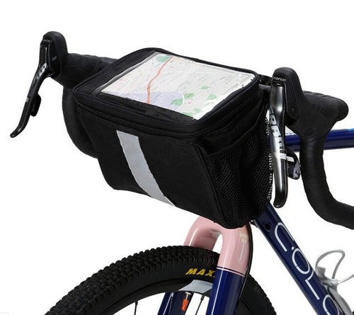 BOLSA FRONTAL BICICLETA BOLSO BICI CICLISMO FUNDA SOPORTE PARA MÓVIL  SMARTPHONE | eBay