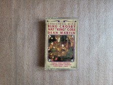 CHRISTMAS WITH BING CROSBY NAT KING COLE DEAN MARTIN CASSETTE TAPE CR203