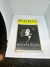 MASTER CLASS, PLAYBILL, April 1997, JOHN GOLDEN THEATRE