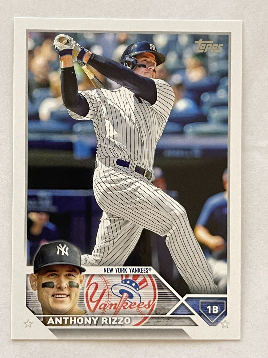 ユウbaseball 2023 TOPPS ANTHONY RIZZO #596 1B NEW YORK YANKEEES BASEBALL