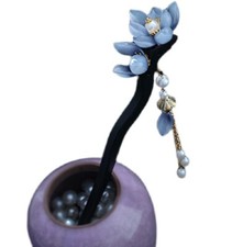 Hanfu Headdress Ancient Style Disc Hairpin Step Shake Hairpin Orchid Hairpin