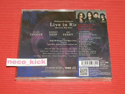 4BT HOLLYWOOD VAMPIRES LIVE IN RIO Alice Cooper Joe Perry JAPAN CD