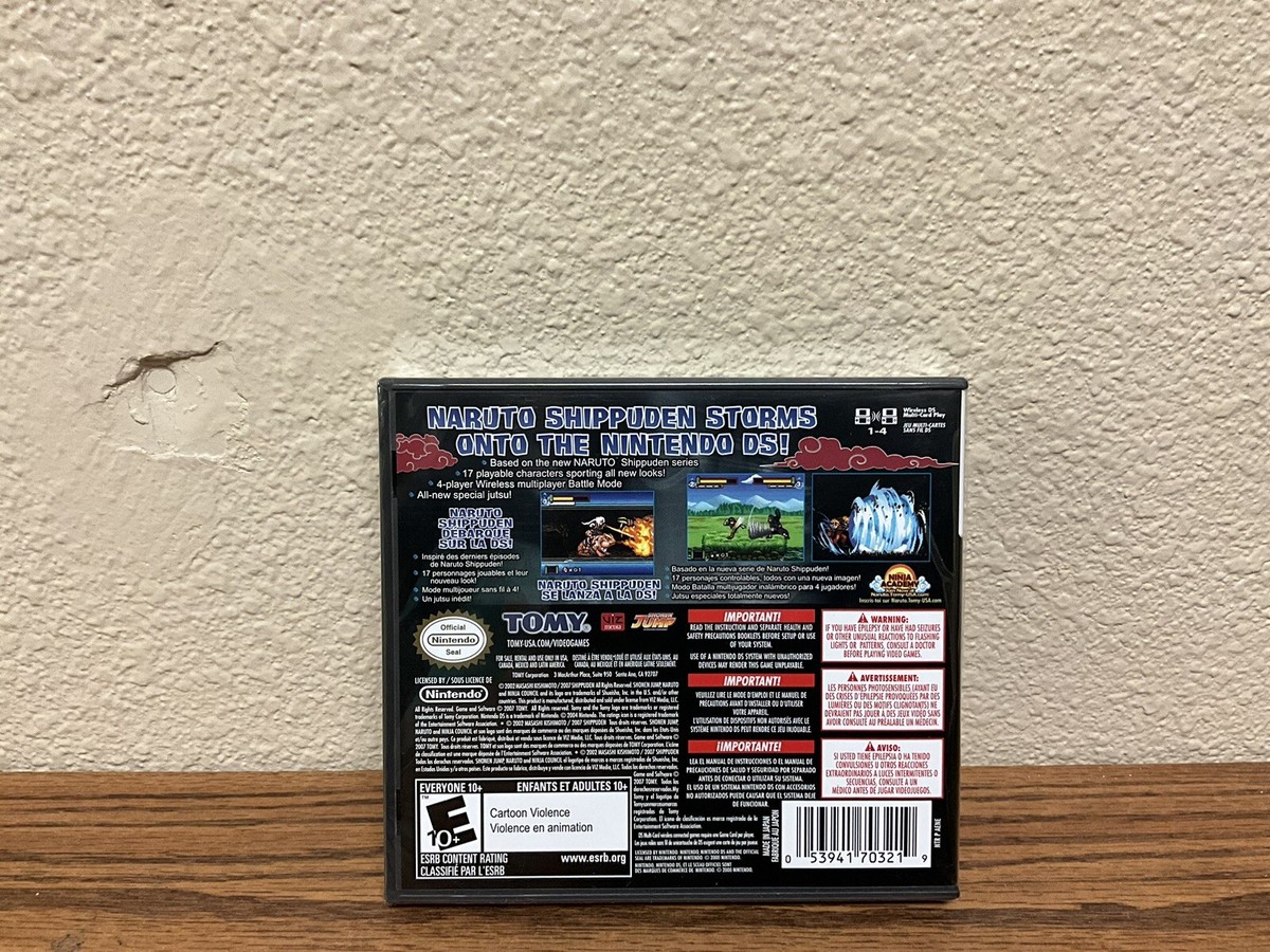 Naruto Shippuden Ninja Council 4 (Nintendo DS) Factory Y-FOLD