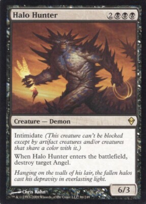 4X HALO HUNTER 96/249 ZENDIKAR MTG MAGIC LP X4 (yourdeckbuilder