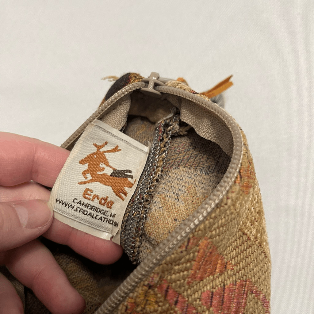 Erda Brand Multicolor Pattern Fabric Leather Stra… - image 5