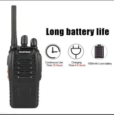 Baofeng BF 888S Walkie Talkie UHF 400 470MHz Long Range Two Way Ham Radios ZTTT