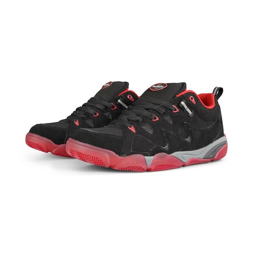 ES Symbol Shoes - Black / Red - 4 UK